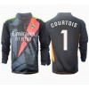 Real Madrid Thibaut Courtois #1 Torwart Auswärtstrikot 2024-25 Langarm
